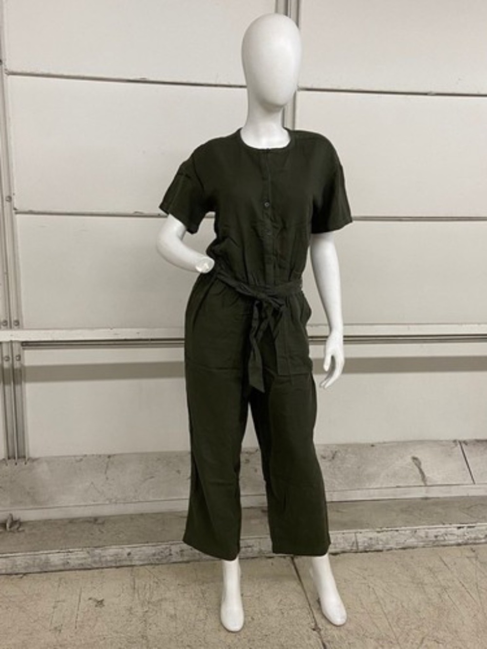 Splendid Ray Jumpsuit Women’s Size Small Olive NWT RS4R091